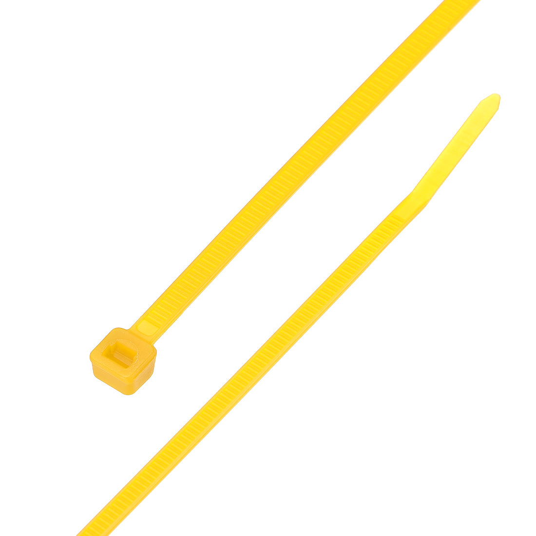 Harfington Nylon Cable Ties 8 Inch Self-Locking Zip Ties 0.14 Inch Width Yellow 100pcs