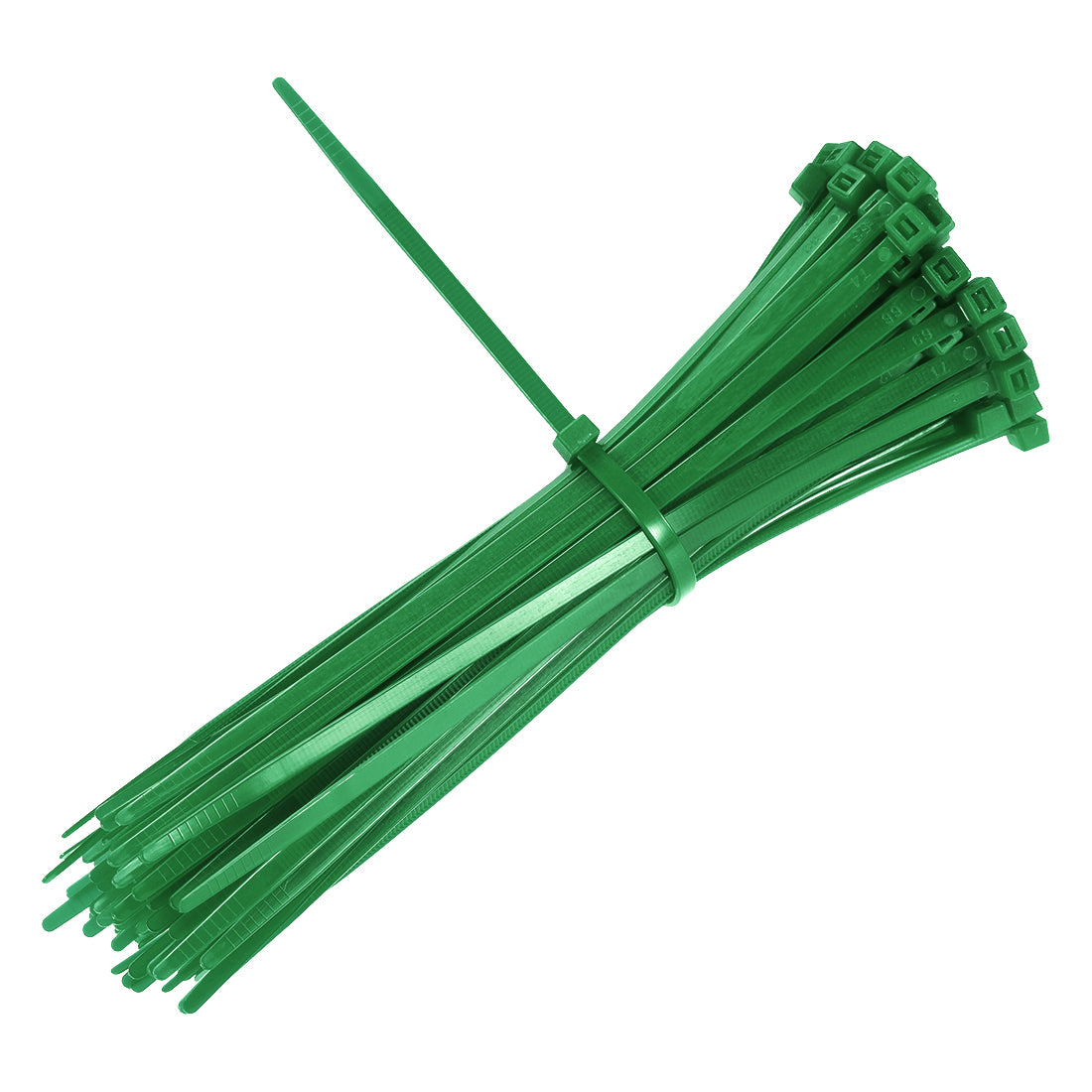 Harfington Nylon Cable Ties 8 Inch Self-Locking Zip Ties 0.19 Inch Width Green 100pcs
