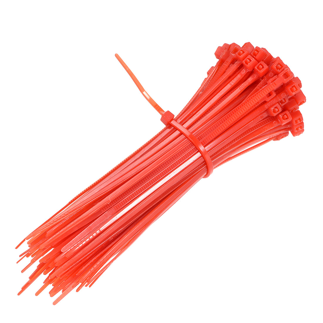 Harfington Nylon Cable Ties 4 Inch Self-Locking Zip Ties 0.07 Inch Width Red 500pcs