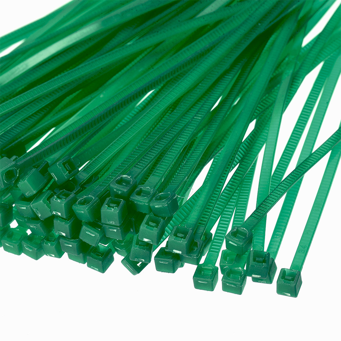 Harfington Nylon Cable Ties 4 Inch Self-Locking Zip Ties 0.07 Inch Width Green 500pcs