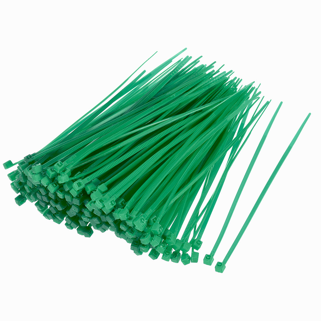 Harfington Nylon Cable Ties 4 Inch Self-Locking Zip Ties 0.07 Inch Width Green 500pcs
