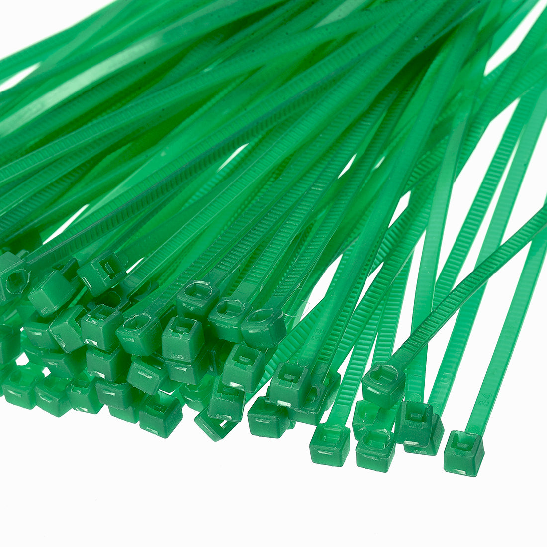 Harfington Nylon Cable Ties 4 Inch Self-Locking Zip Ties 0.09 Inch Width Green 100pcs