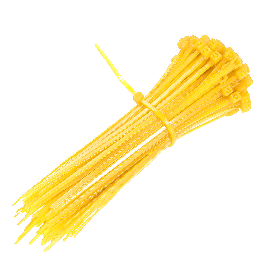 Harfington Nylon Cable Ties 4 Inch Self-Locking Zip Ties 0.07 Inch Width Yellow 500pcs