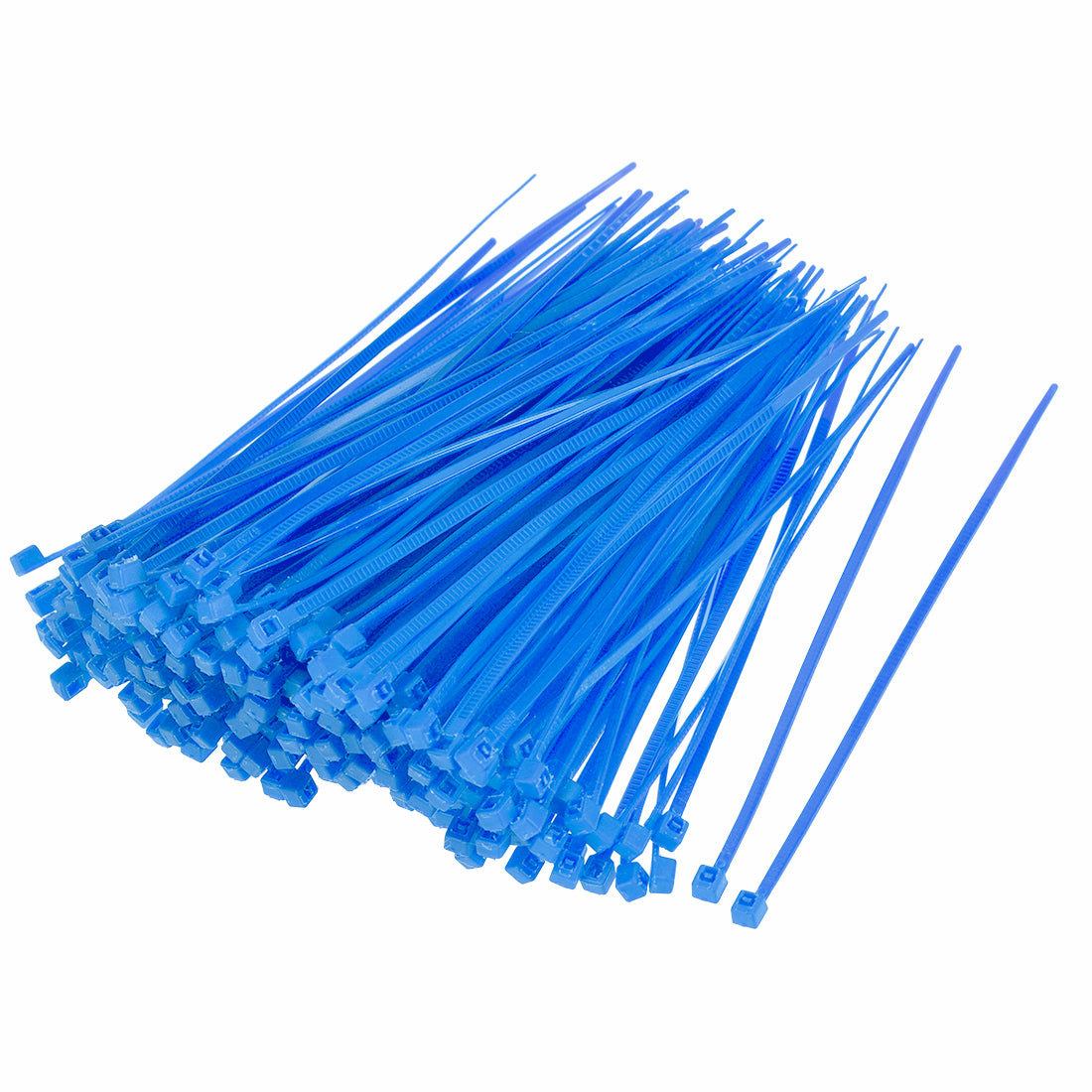 Harfington Nylon Cable Ties 4 Inch Self-Locking Zip Ties 0.07 Inch Width Blue 500pcs