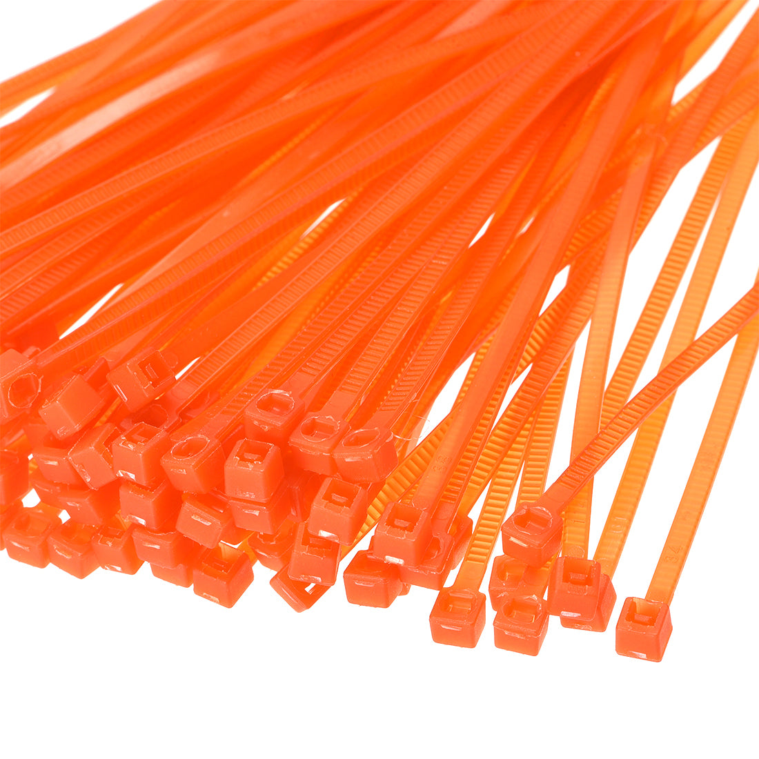 Harfington Nylon Cable Ties 4 Inch Self-Locking Zip Ties 0.09 Inch Width Orange 500pcs