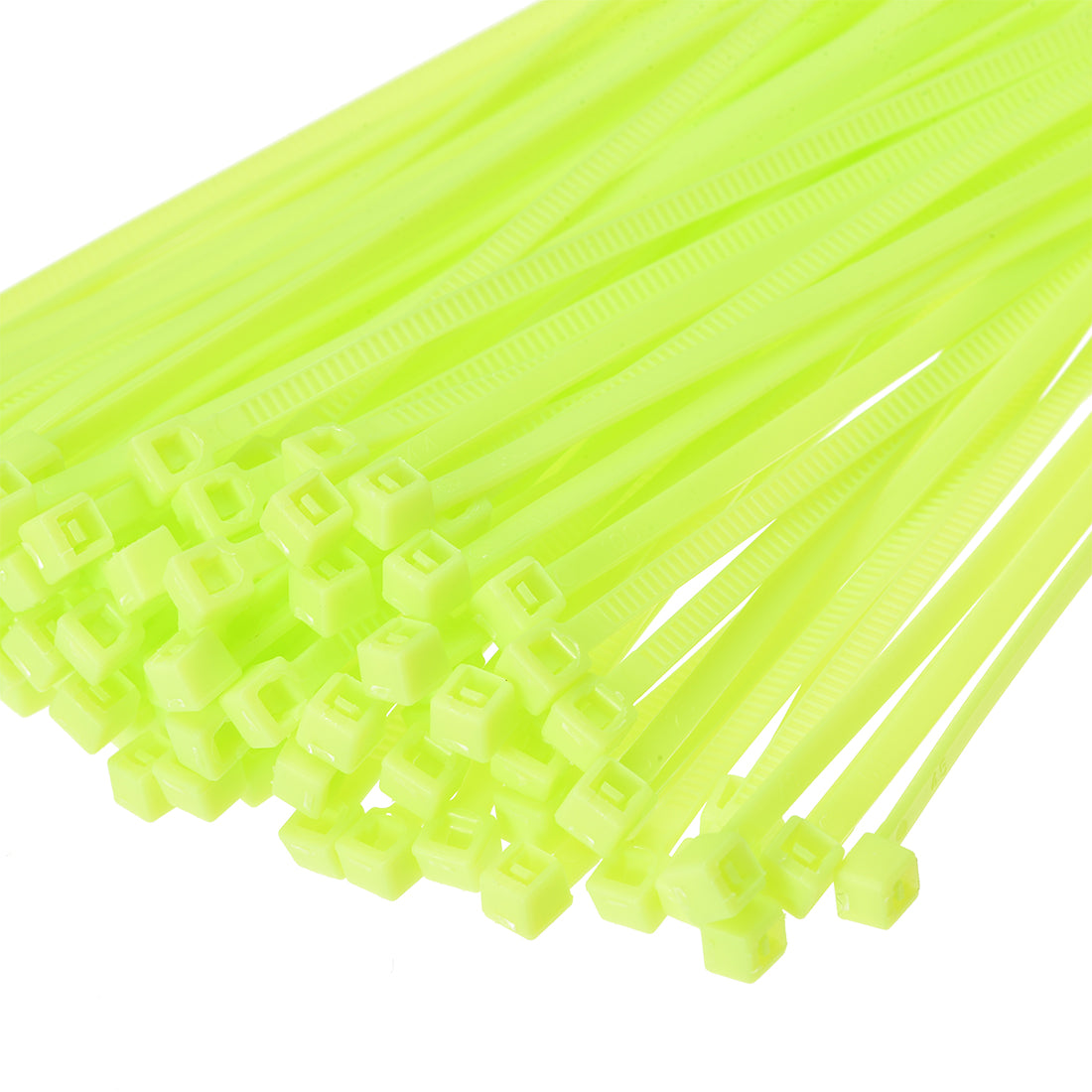 Harfington Nylon Cable Ties 4 Inch Self-Locking Zip Ties 0.09-Inch Width Fluorescent Green 500pcs