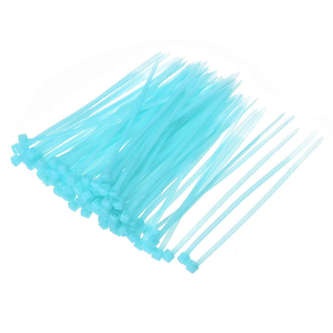 Harfington Nylon Cable Ties 4-Inch Self-Locking Zip Ties 0.09-Inch Width Blue 500pcs