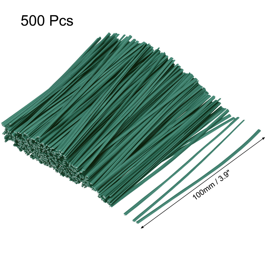 Harfington Metallic Twist Ties Plastic Cable Cord Ties 500pcs