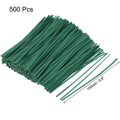 Harfington Metallic Twist Ties Plastic Cable Cord Ties 500pcs