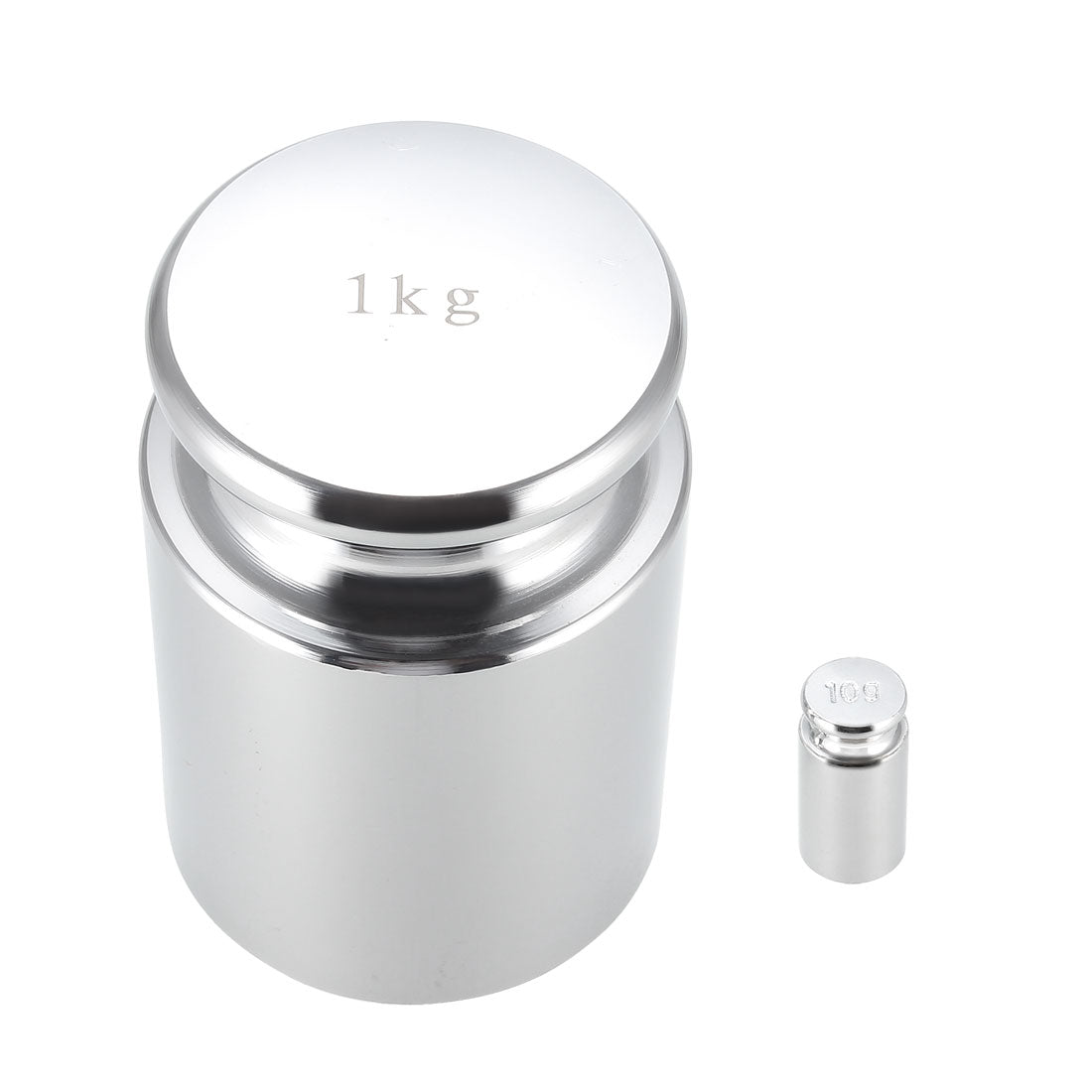 Harfington Gram Calibration Weight Set 10g 1000g M1 Precision Chrome Plated Steel for Digital Balance Scales