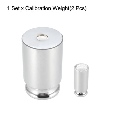 Harfington Gram Calibration Weight Set 5g 200g M1 Precision Chrome Plated Steel for Digital Balance Scales