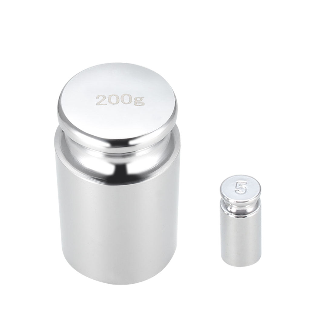 Harfington Gram Calibration Weight Set 5g 200g M1 Precision Chrome Plated Steel for Digital Balance Scales