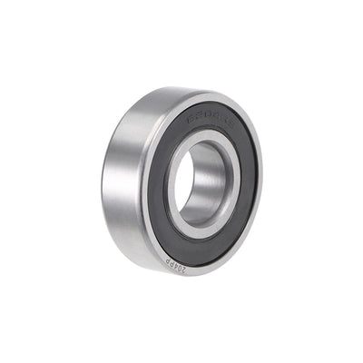 Harfington Uxcell Deep Groove Ball Bearings  Metric Double Sealed Chrome Steel ABEC1 Z1