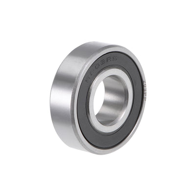 Harfington Uxcell Deep Groove Ball Bearings  Metric Double Sealed Chrome Steel ABEC1 Z1