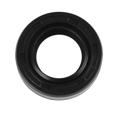 Harfington 14mm x 24mm x 7mm Rubber Double Lip TC Oil Shaft Seal