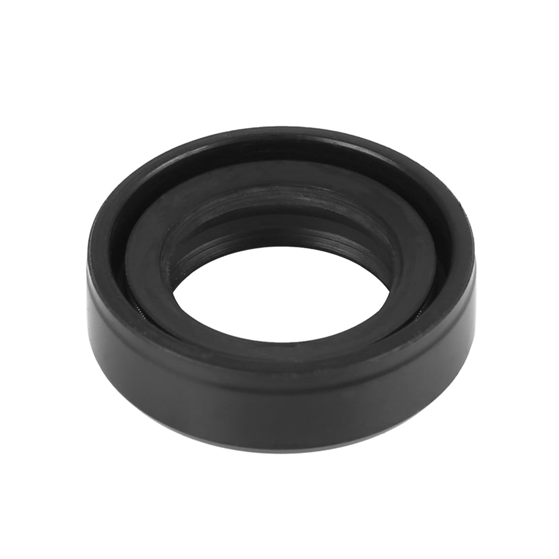 Harfington 15mm x 24mm x 7mm Rubber Double Lip TC Oil Shaft Seal
