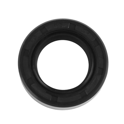 Harfington 15mm x 24mm x 7mm Rubber Double Lip TC Oil Shaft Seal