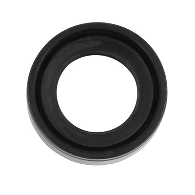 Harfington 15mm x 24mm x 7mm Rubber Double Lip TC Oil Shaft Seal