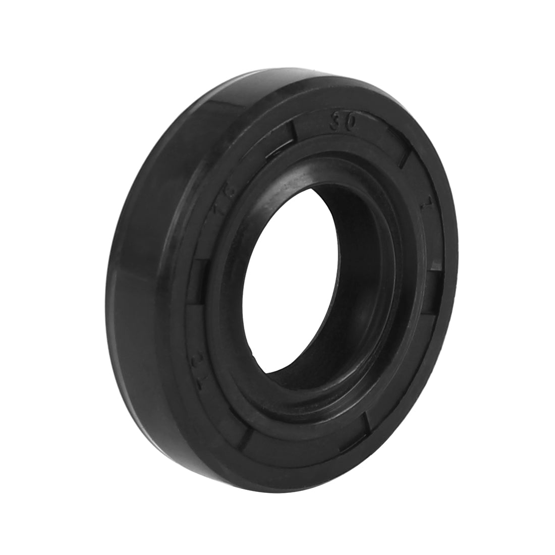 Harfington 15mm x 30mm x 7mm Rubber Double Lip TC Oil Shaft Seal