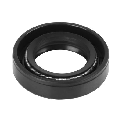 Harfington 18mm x 30mm x 7mm Rubber Double Lip TC Type Oil Shaft Seal