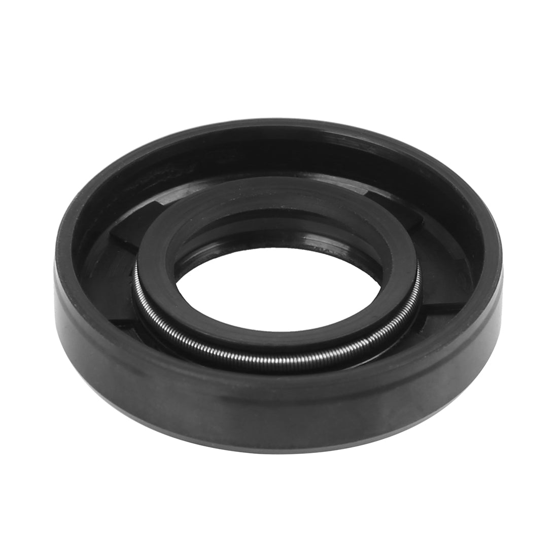 Harfington 18mm x 35mm x 7mm Rubber Double Lip TC Type Oil Shaft Seal