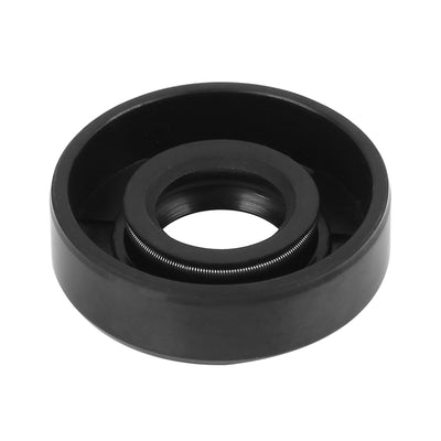 Harfington 15mm x 35mm x 10mm Rubber Double Lip TC Type Oil Shaft Seal