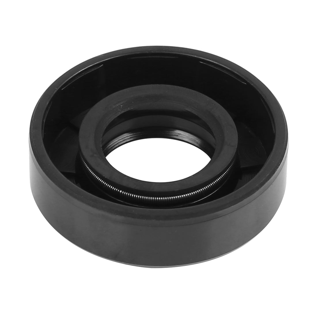 Harfington 17mm x 35mm x 10mm Rubber Double Lip TC Type Oil Shaft Seal