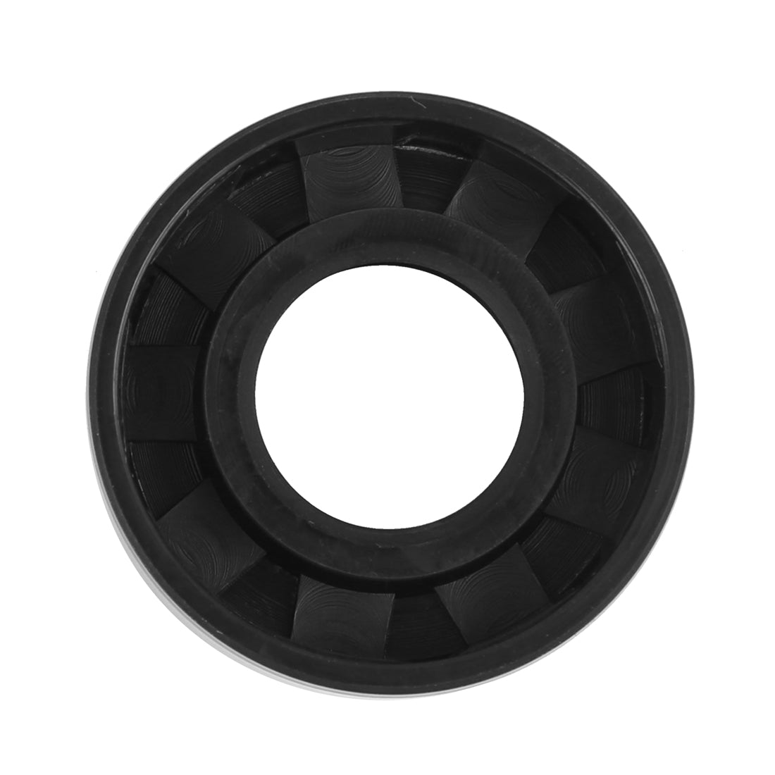Harfington 17mm x 35mm x 10mm Rubber Double Lip TC Type Oil Shaft Seal