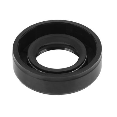 Harfington 18mm x 35mm x 10mm Rubber Double Lip TC Type Oil Shaft Seal