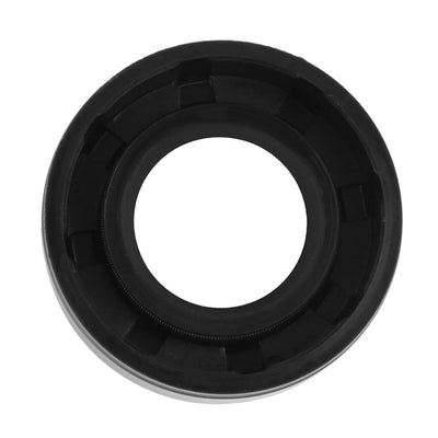 Harfington 18mm x 35mm x 10mm Rubber Double Lip TC Type Oil Shaft Seal