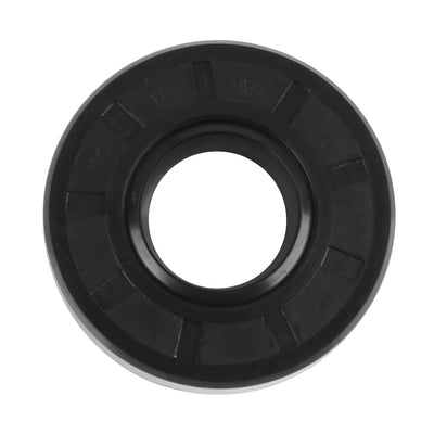 Harfington 18mm x 40mm x 10mm Rubber Double Lip TC Type Oil Shaft Seal