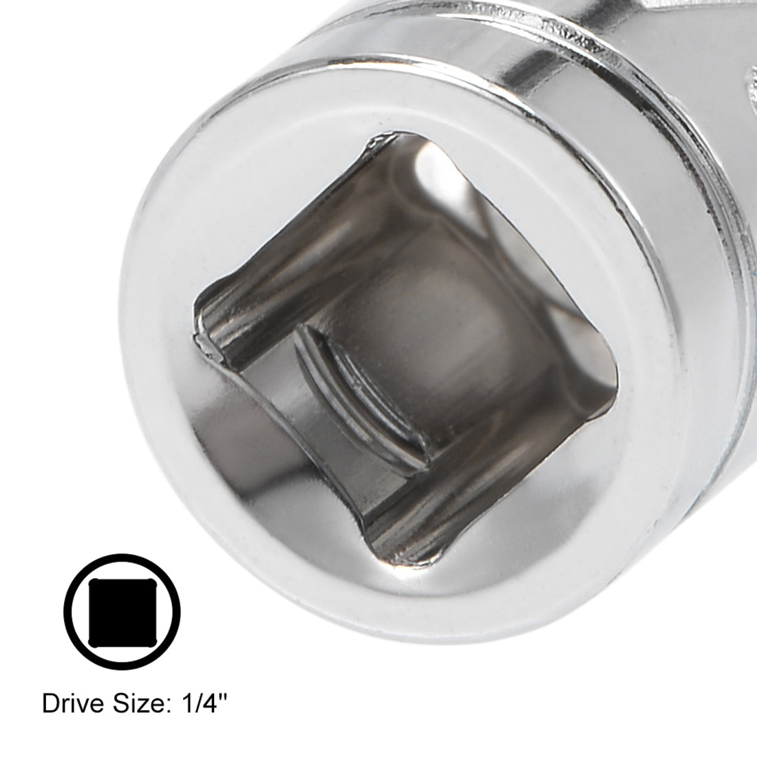 Harfington Square Drive SAE 6-Point Shallow Socket, Cr-V Steel