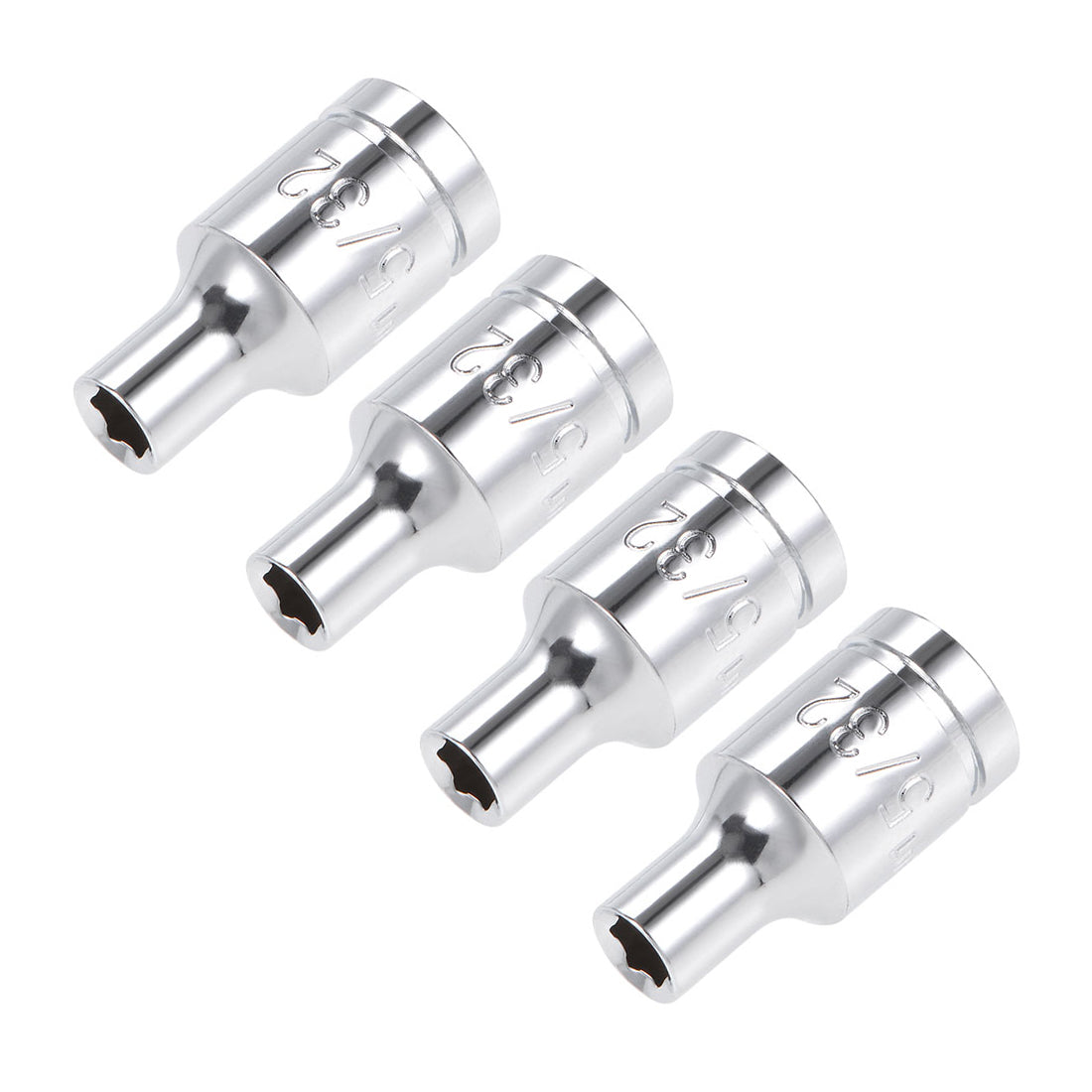 Harfington Square Drive SAE 6-Point Shallow Socket, Cr-V Steel