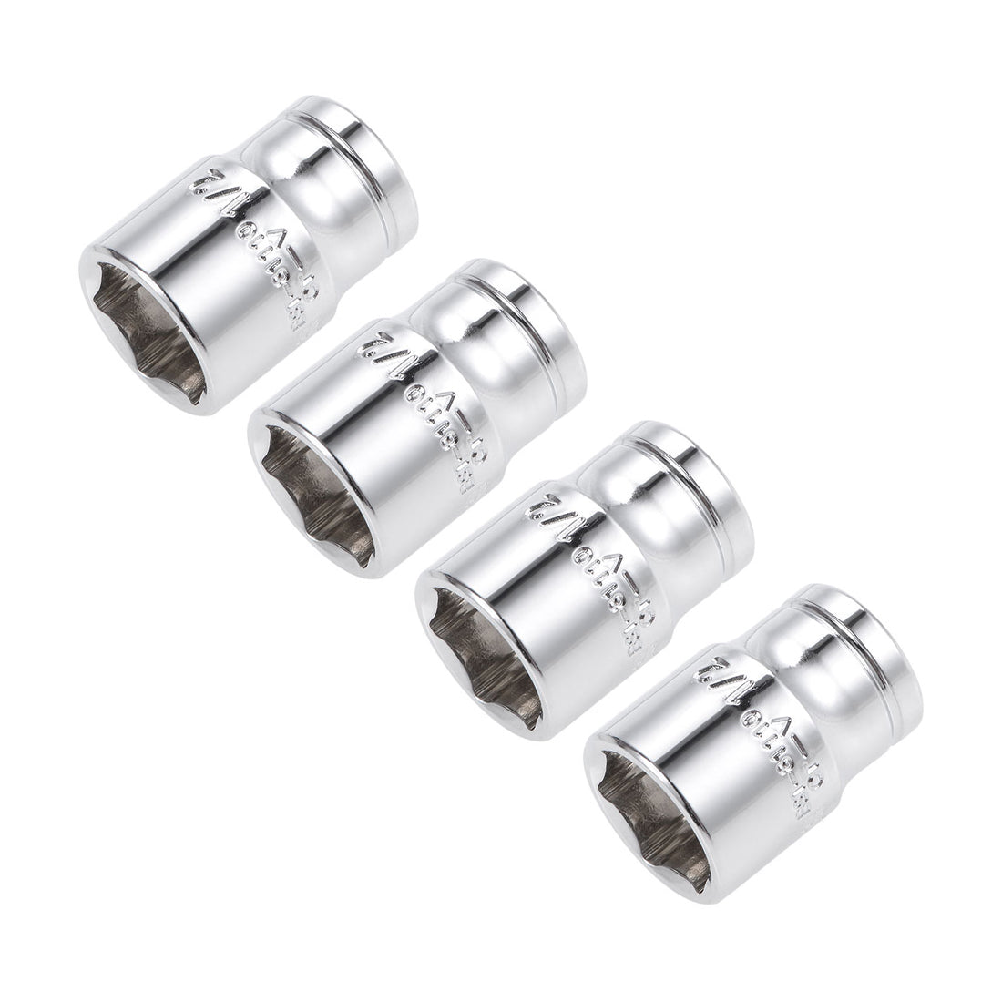 Harfington Square Drive SAE 6-Point Shallow Socket, Cr-V Steel