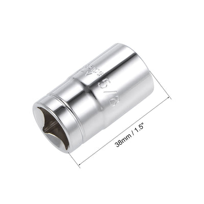 Harfington Square Drive 6-Point Shallow Socket, Cr-V