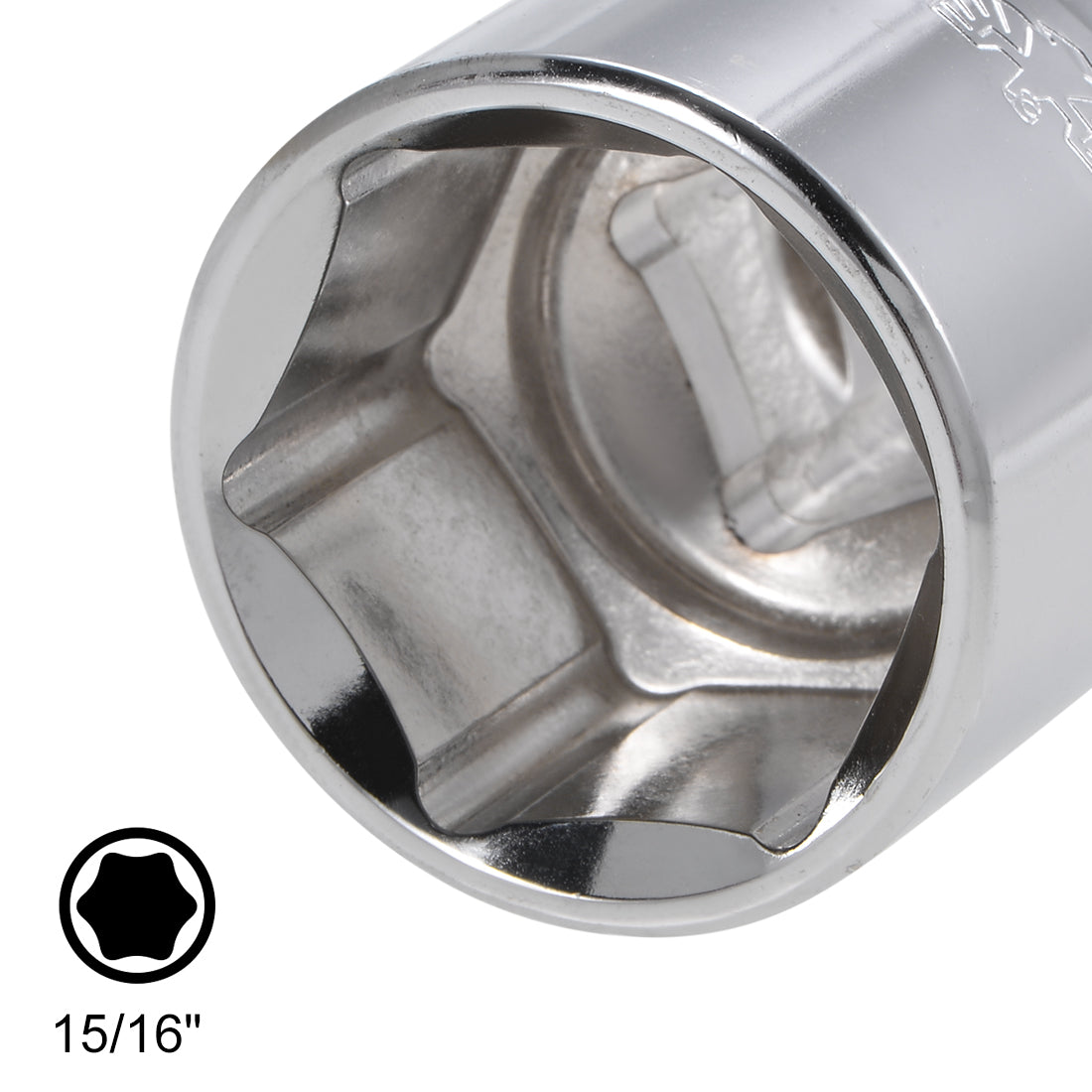 Harfington Square Drive 6-Point Shallow Socket, Cr-V