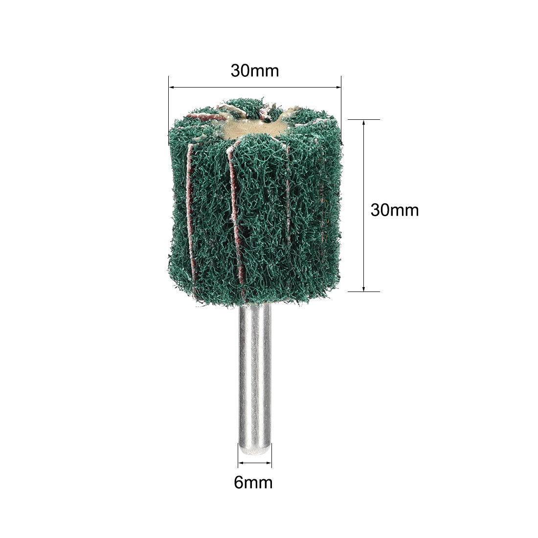 Harfington Mounted Flap Wheels Buffing Polishing Wheels 3pcs