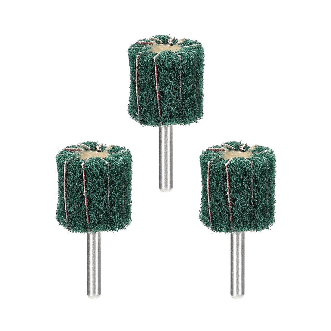 Harfington Mounted Flap Wheels Buffing Polishing Wheels 3pcs