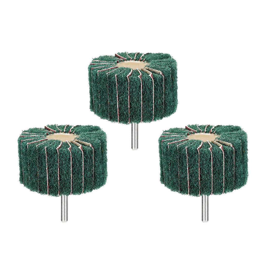 Harfington Mounted Flap Wheels Buffing Polishing Wheels 3pcs