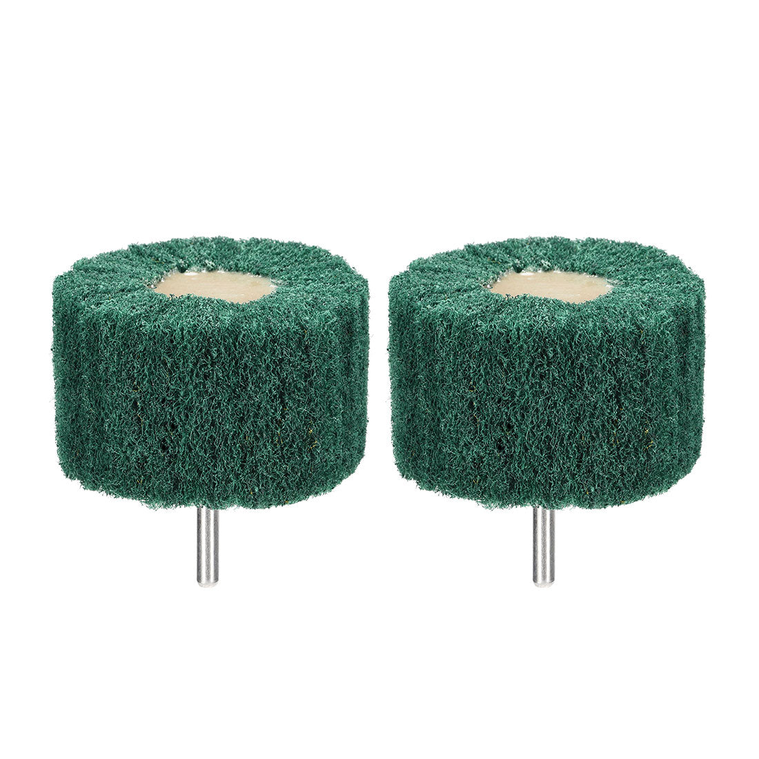 Harfington 2pcs 6mm Shank Abrasive Buffing Polishing Wheels