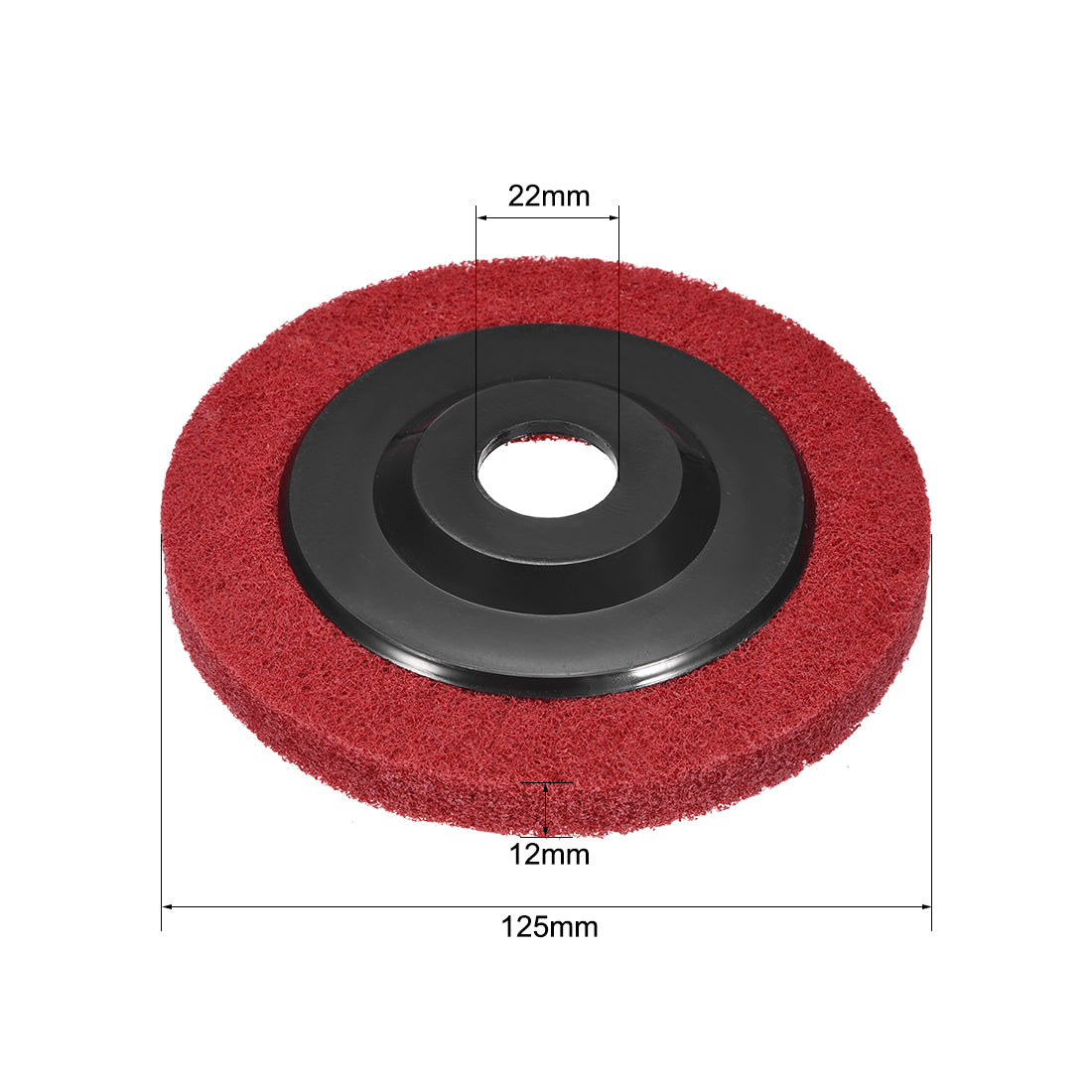 Harfington Polishing Wheel Buffing Pad Felt Disc for Angle Grinders 3pcs