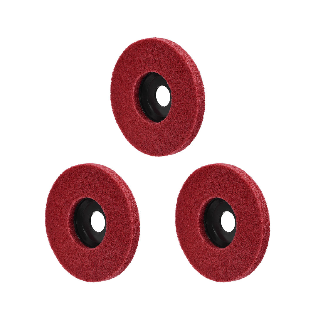 Harfington Polishing Wheel Buffing Pad Felt Disc for Angle Grinders 3pcs