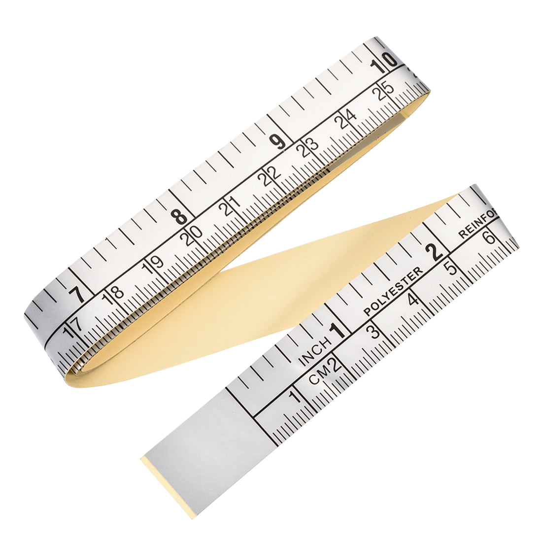 Harfington Adhesive Backed Tape Measure 24 Inches Inch/Metric Scale for Workbench