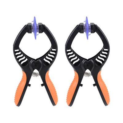 Harfington LCD Screen Sucker -Suction Cup Phone Repair Tool for Electronics Screen Opening Tools Glass Suck Orange 2pcs