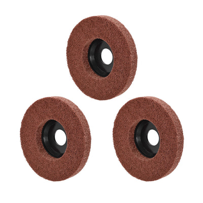 Harfington Polishing Wheel Buffing Pad Felt Disc for Angle Grinders 3pcs