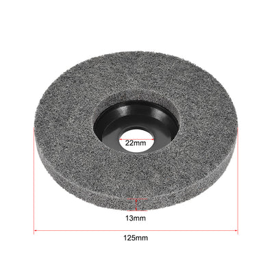 Harfington Polishing Wheel Buffing Pad Felt Disc for Angle Grinders 3pcs