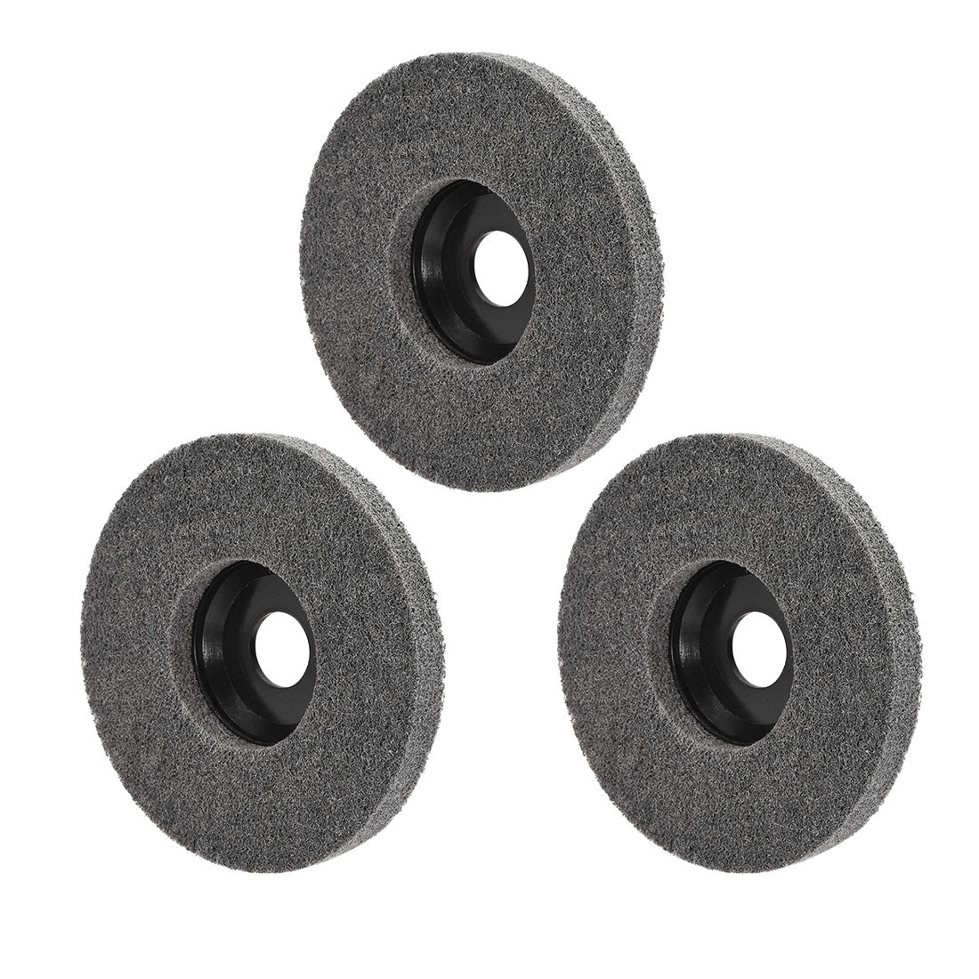 Harfington Polishing Wheel Buffing Pad Felt Disc for Angle Grinders 3pcs
