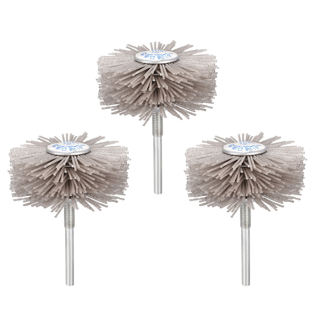 Harfington Abrasive Nylon Wheel Brush with 1/4 inch Shank for Polish Grinder 3pcs