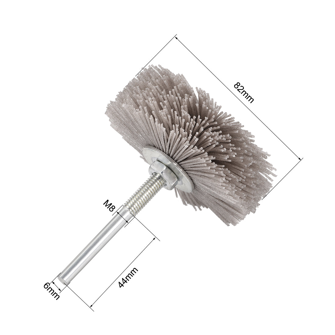 Harfington Abrasive Nylon Wheel Brush with 1/4 inch Shank for Polish Grinder