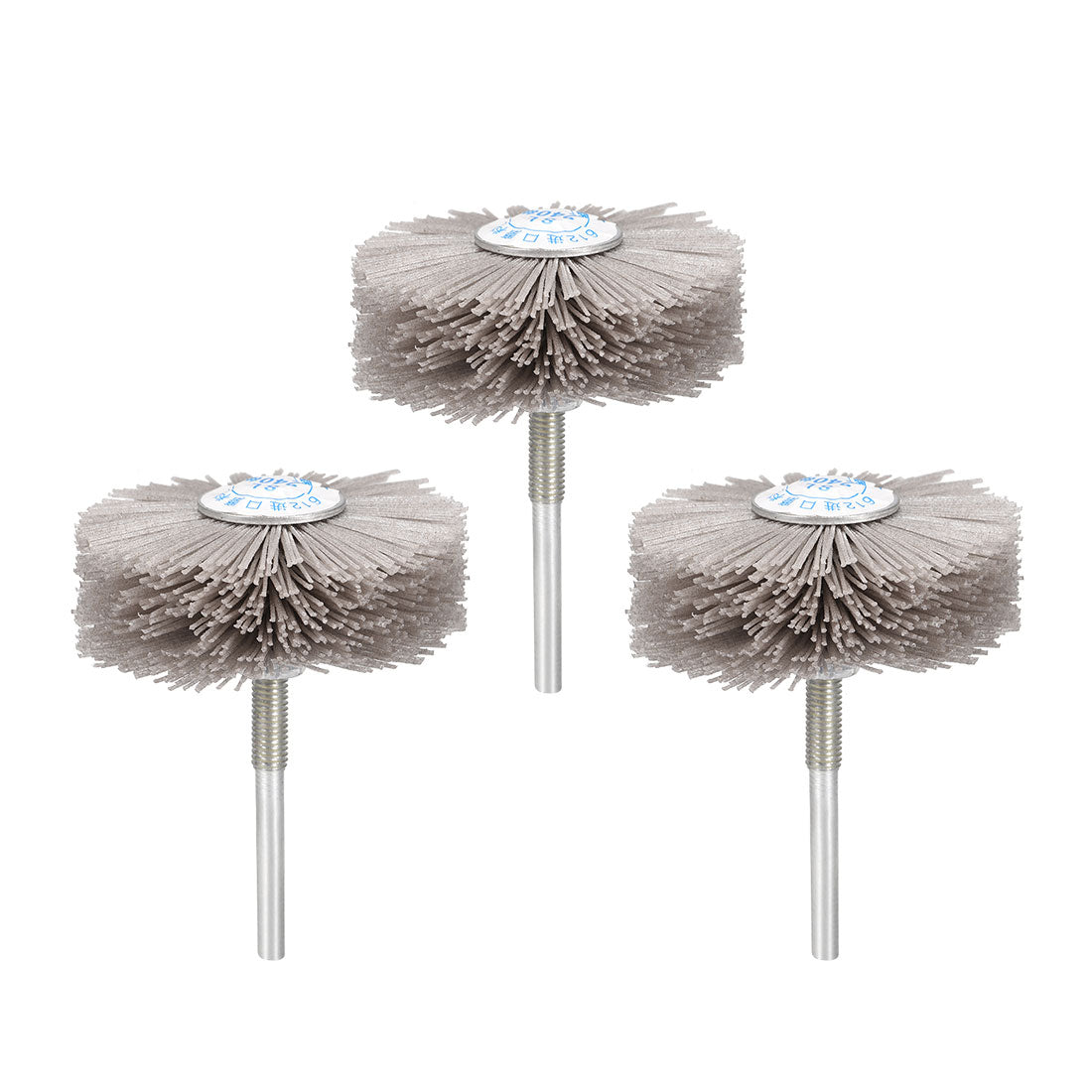 Harfington Abrasive Nylon Wheel Brush with 1/4 inch Shank for Polish Grinder 3pcs
